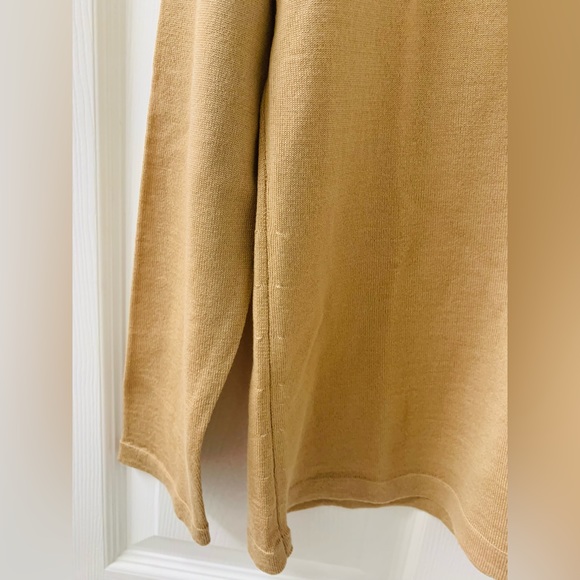 Men’s I Levrieri Merino Wool Lightweight V Neck Sweater SZ Large - Picture 2 of 7